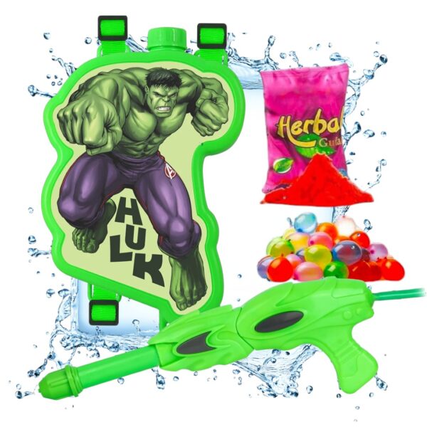 Holi Pichkari Water Tank Gun Combo | 2L Tank