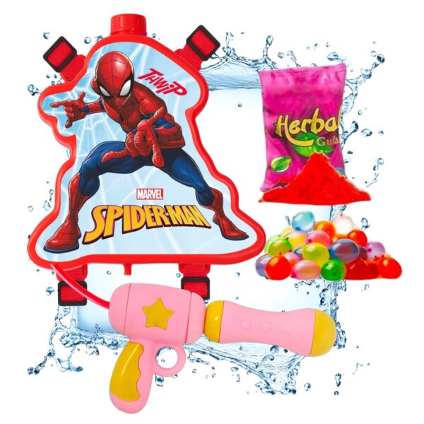 Holi Pichkari Water Tank Gun Combo | 2.5L Capacity